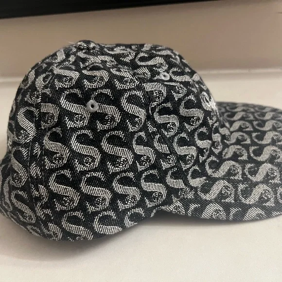 Supreme Monochrome Reptile Pattern Cap - Picture 5 of 8